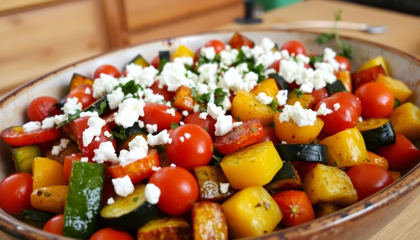 Ofengemüse mit Feta