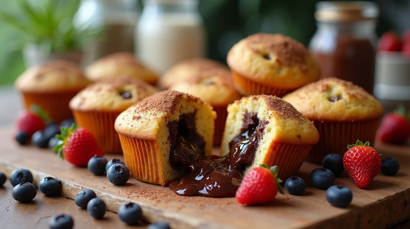 Low Carb Muffins mit Schokodrops