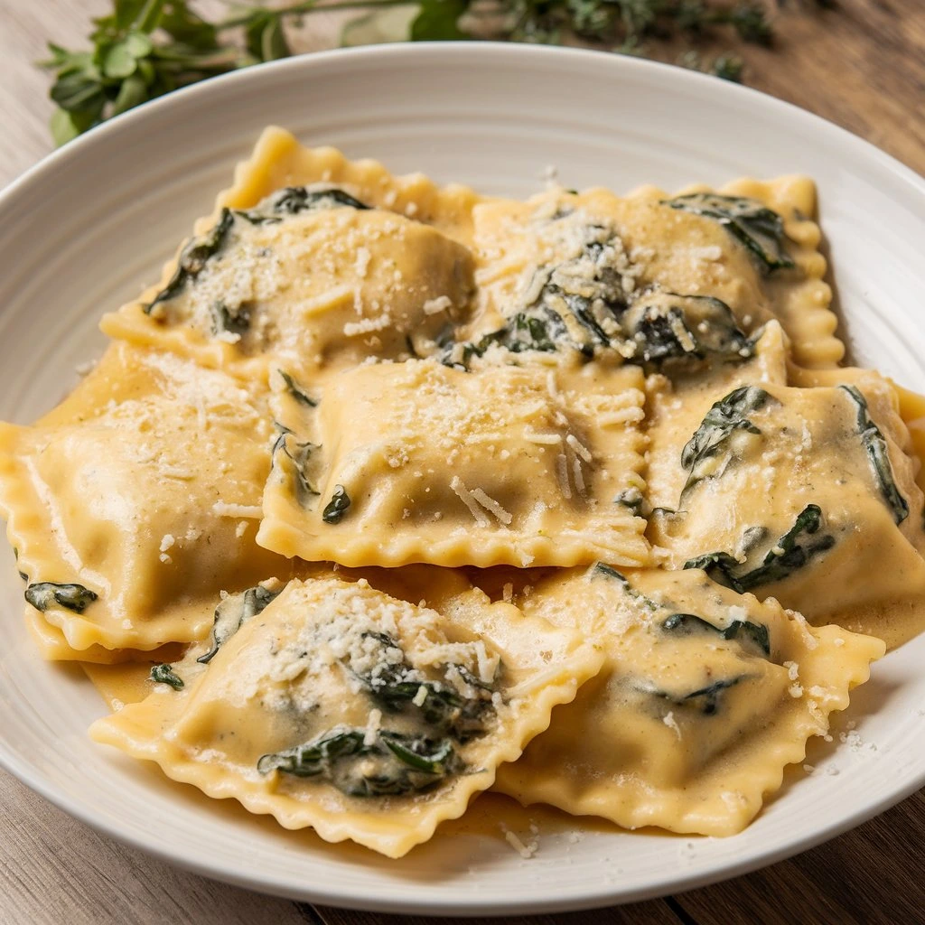 Selbstgemachte Ravioli mit Füllung und Salbeibutter – Rezept!