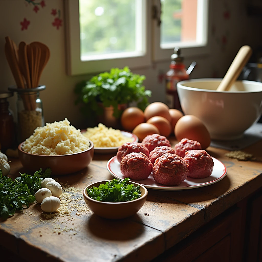 Polpette Fleischmasse Zubereitung