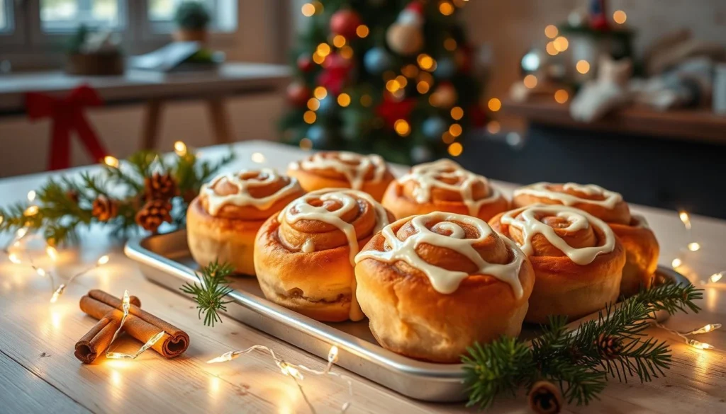 Zimtschnecken zu Weihnachten