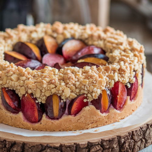 omas zwetschgenkuchen mit rührteig