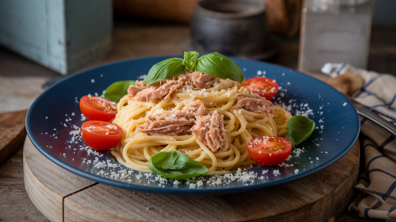 Pasta mit Thunfisch